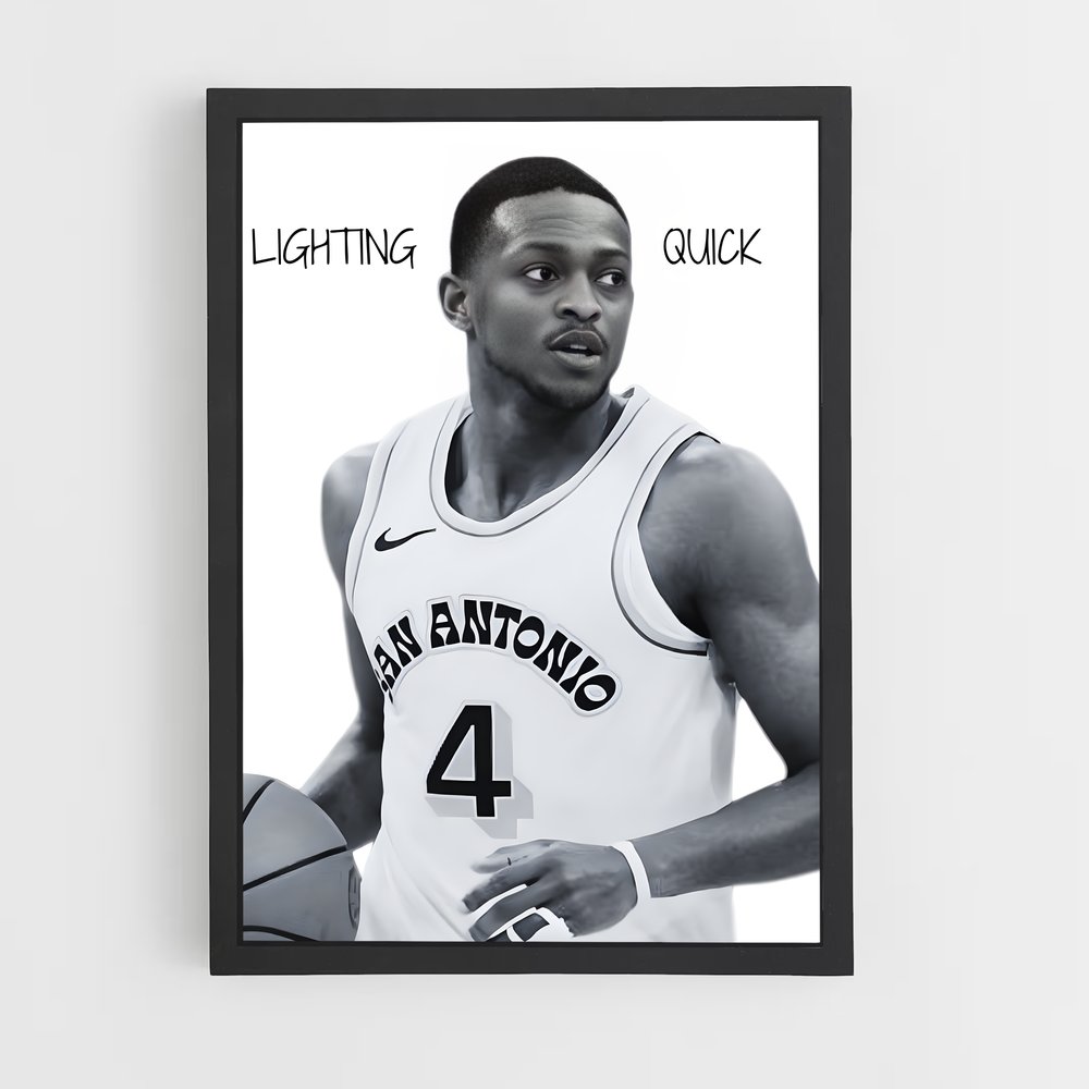 Poster fox dynamique – affiche Basketball (vue 2)